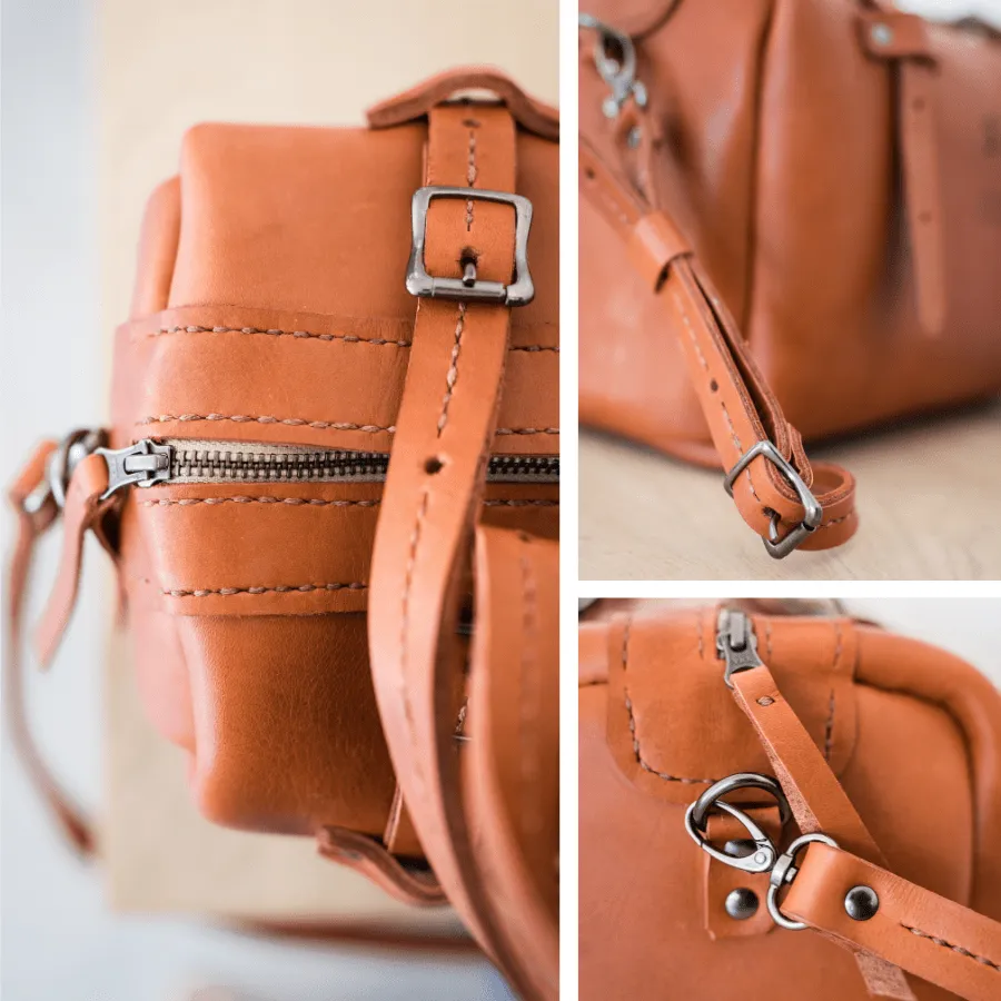 Premium Leather Priscilla Handbag 2.1 Hazelnut