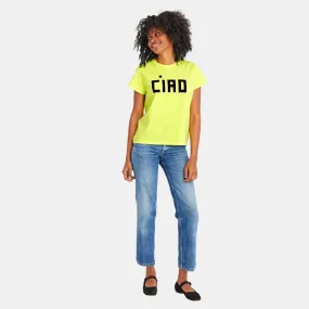 "Block Ciao" Classic Tee (Neon Yellow)