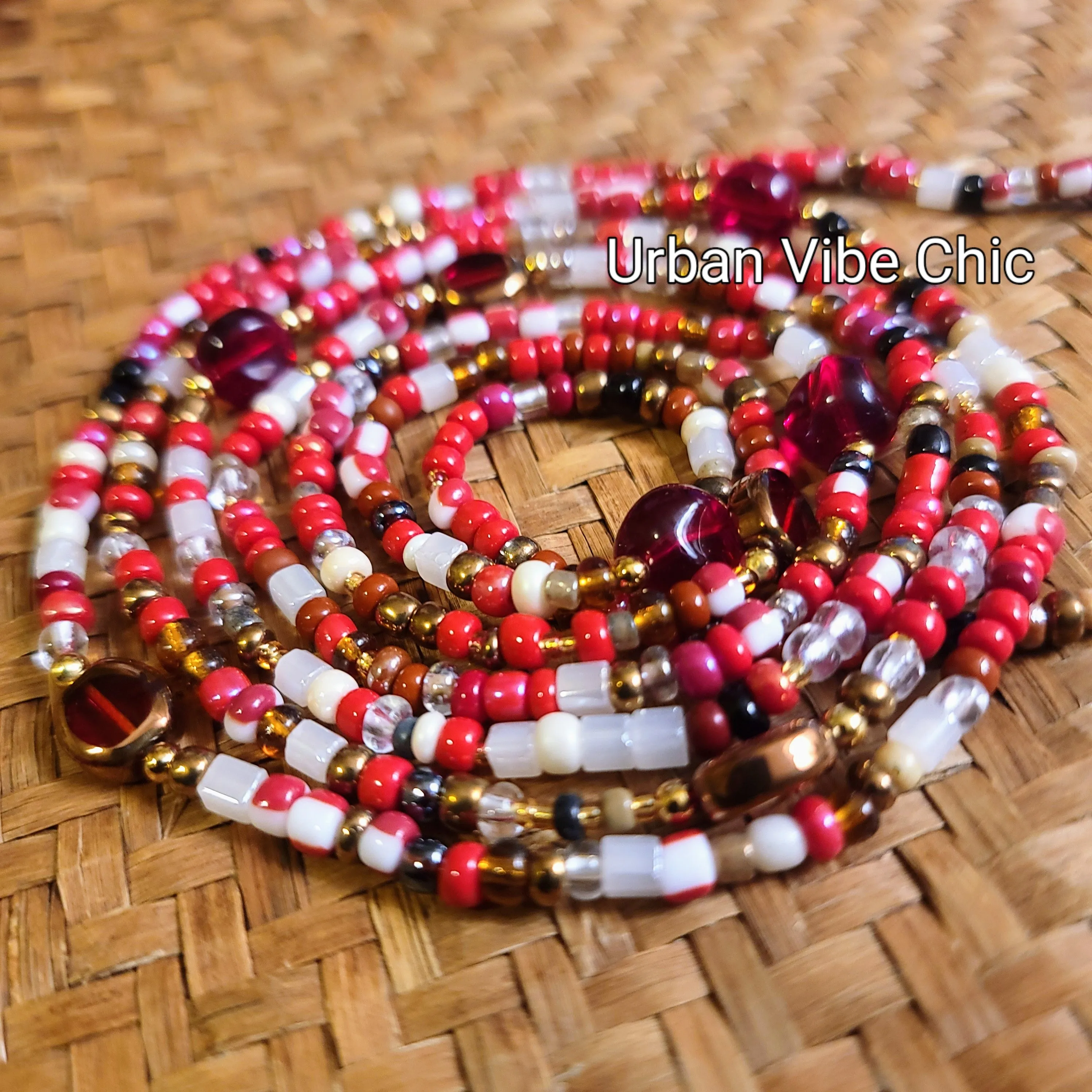 Red Queen Waist Beads