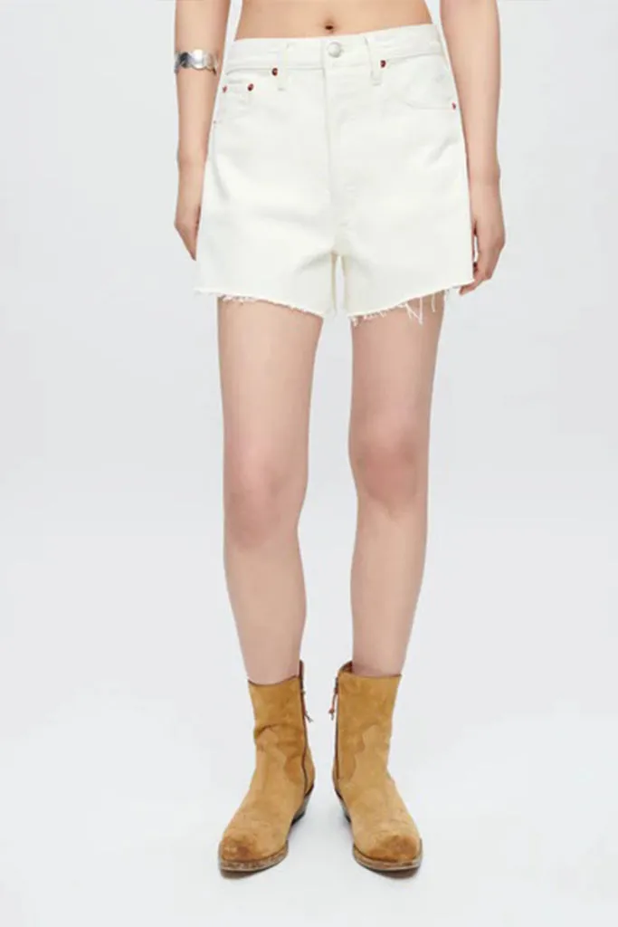 RE/DONE - 90's Low Slung Short - Vintage White