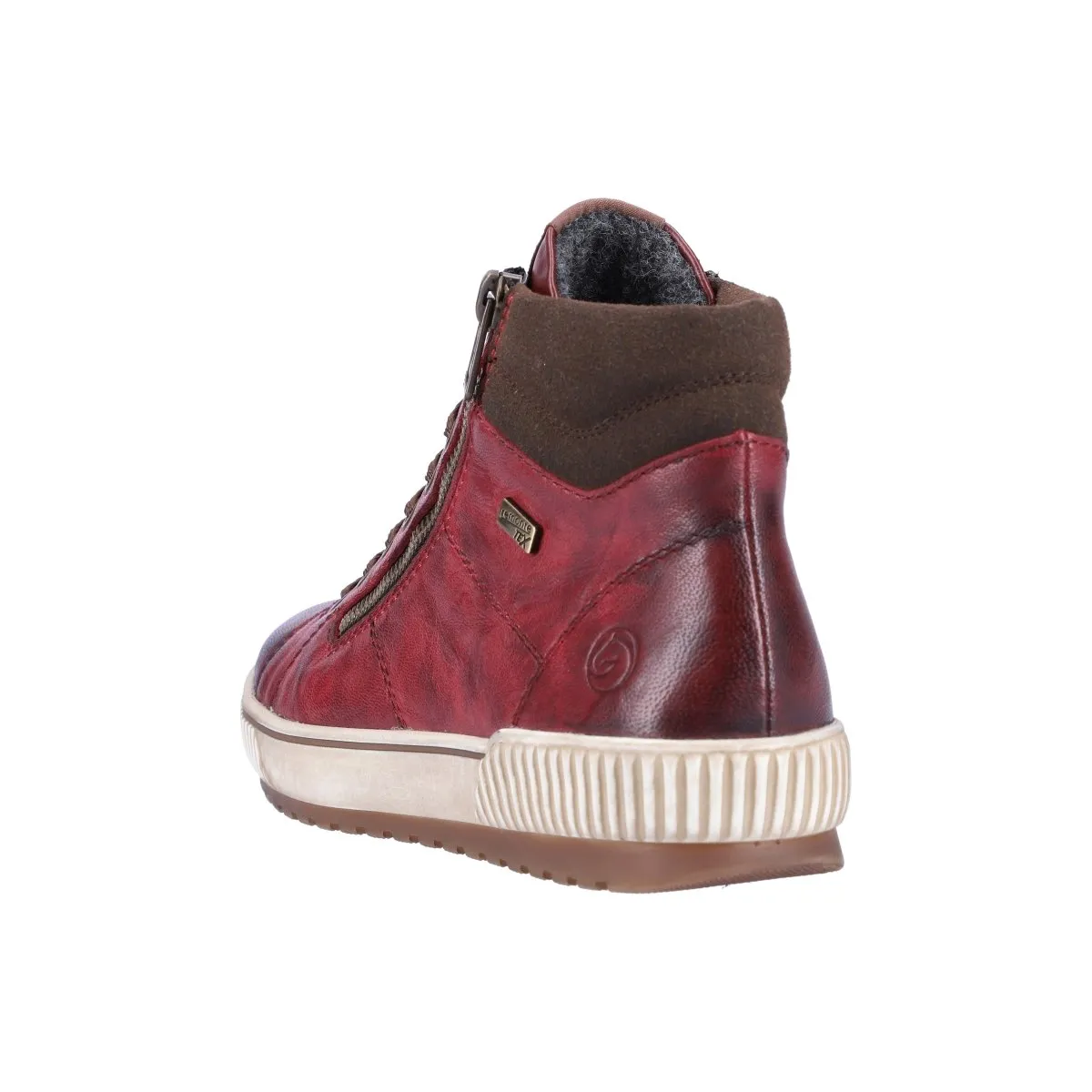 Rieker Women's D0772-35 Burgundy Waterproof