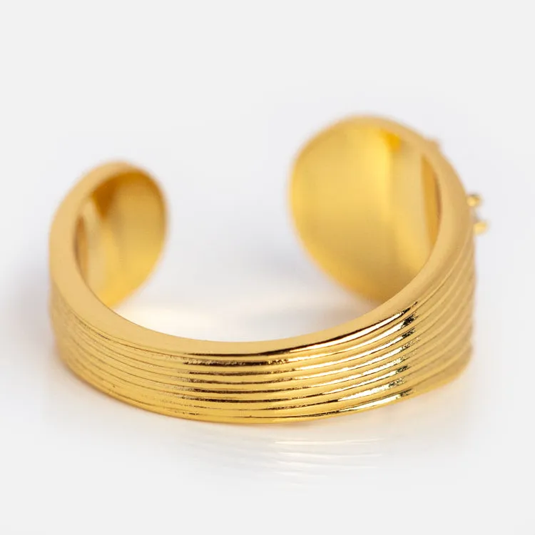 Ripples Open Ring