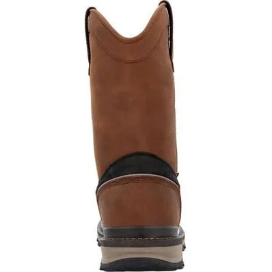 Rocky Men's Rams Horn 10" Comp Toe WP Pull On Work Boot -Horse- RKK0443