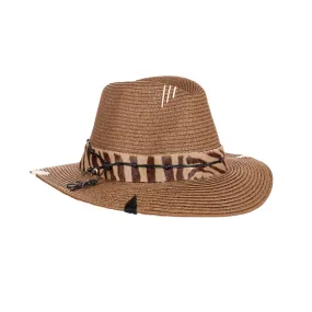 Safari Hat Natural Cellulose Brown