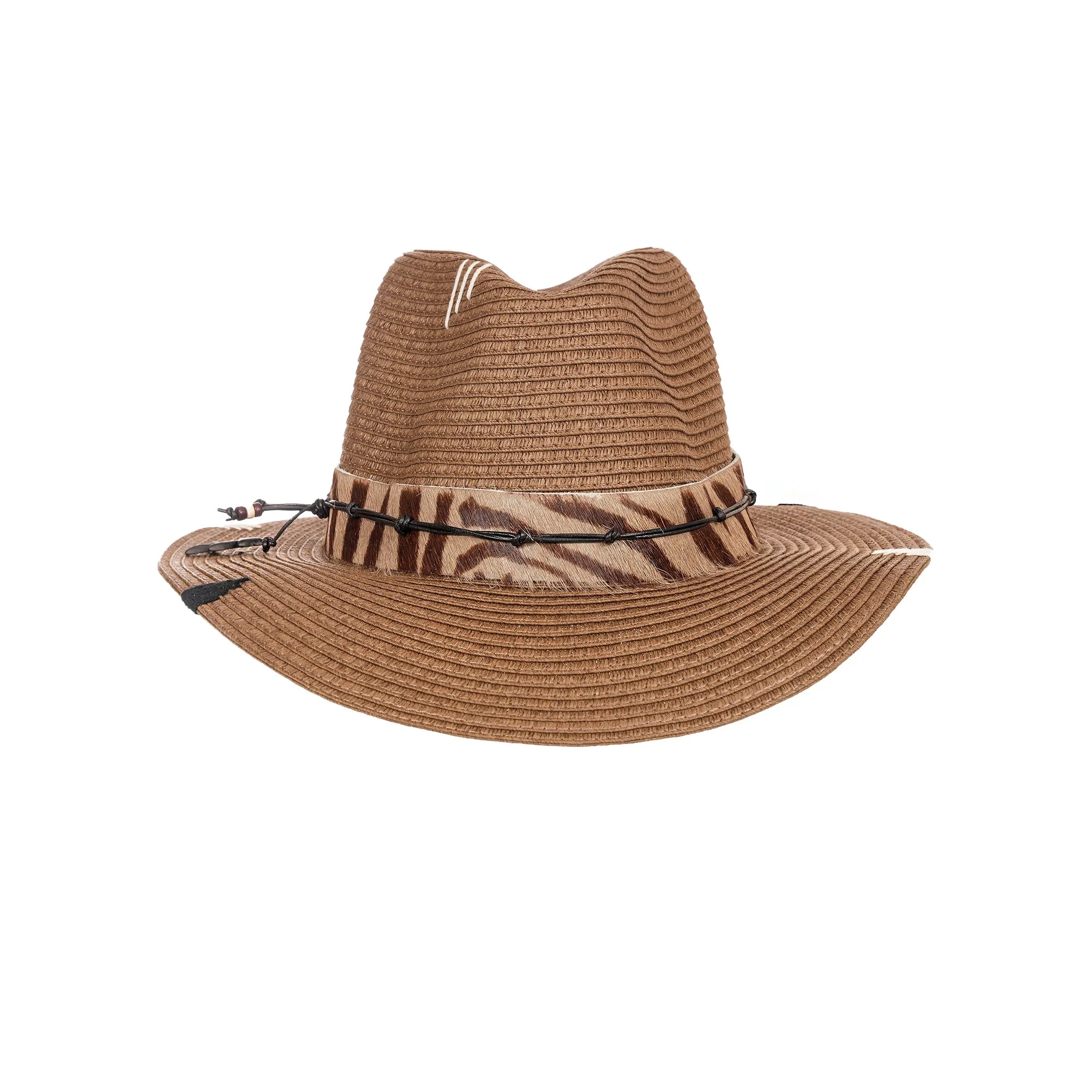 Safari Hat Natural Cellulose Brown