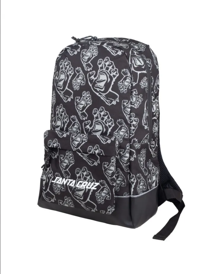 Santa Cruz Drift multipurpose backpack SCA-BAG-0152 black-grey hand