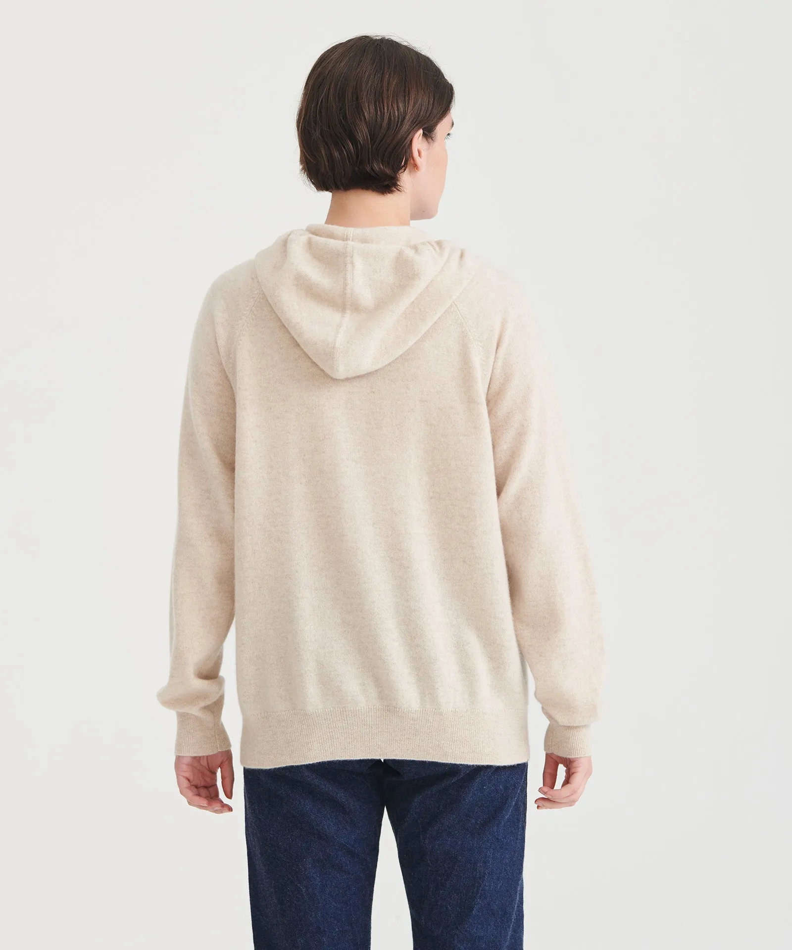 Signature Cashmere Zip Up Hoodie