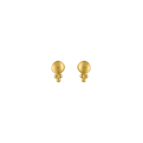 Small Lentil-Shaped Bulla Earrings