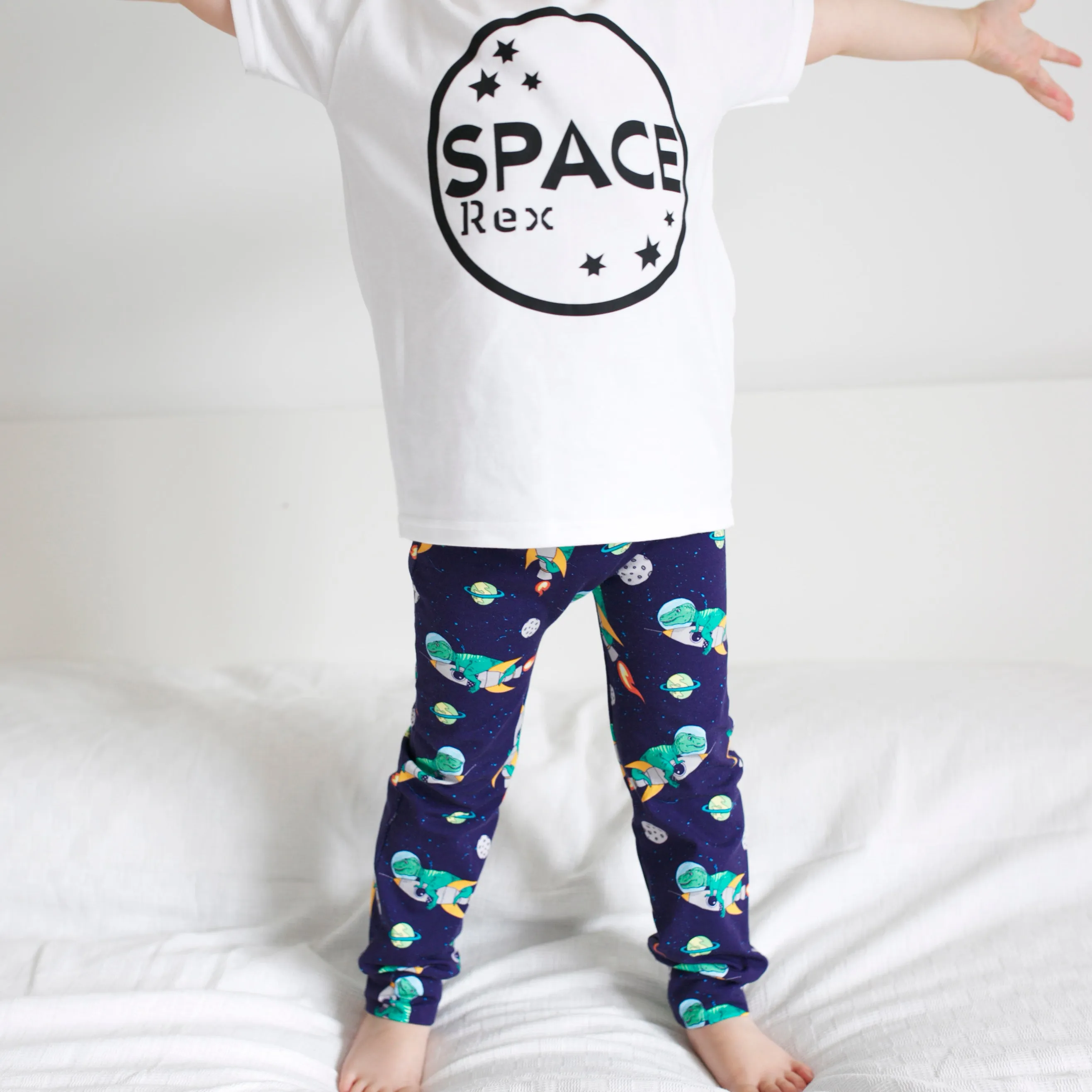 Space Rex Leggings 0-6 Years