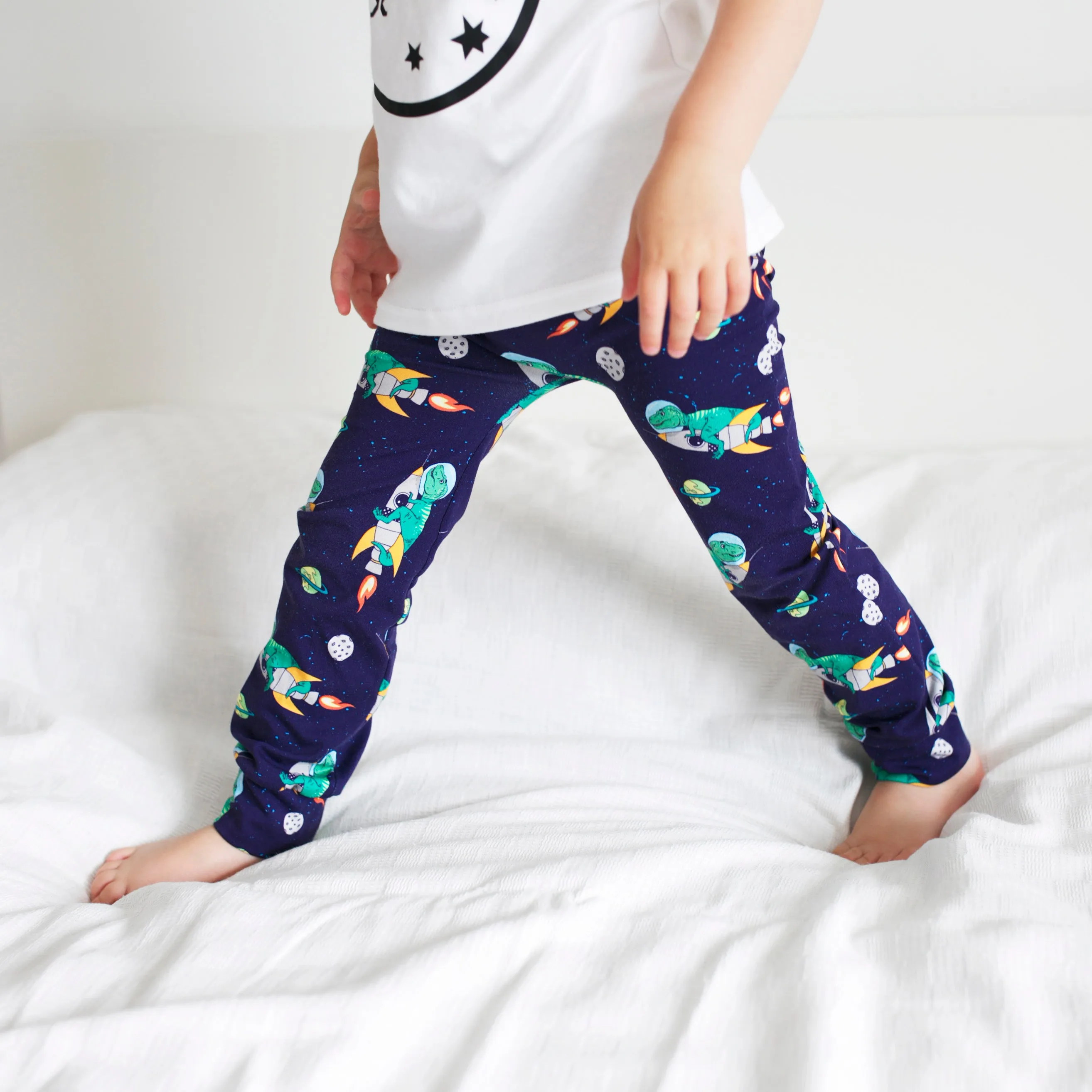 Space Rex Leggings 0-6 Years