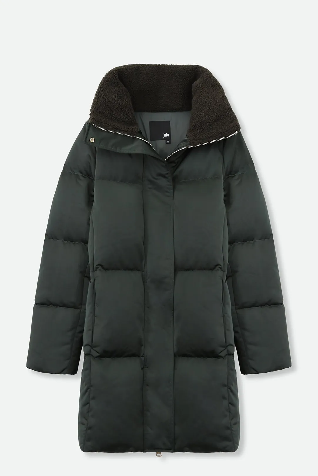 ST MORITZ COAT IN SATIN GOOSE DOWN