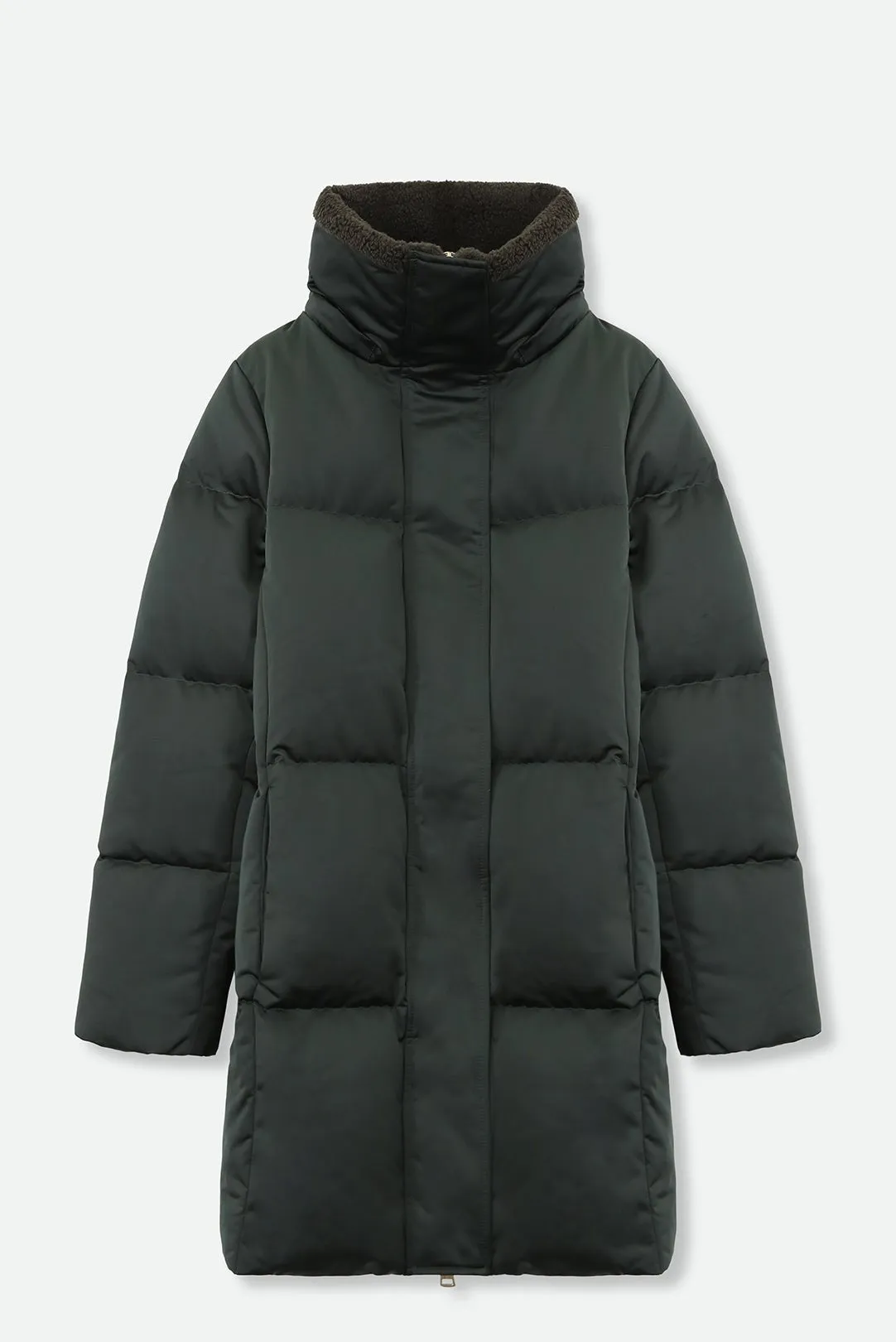 ST MORITZ COAT IN SATIN GOOSE DOWN