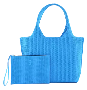 Sutton City Tote - Blue Stripe - Large