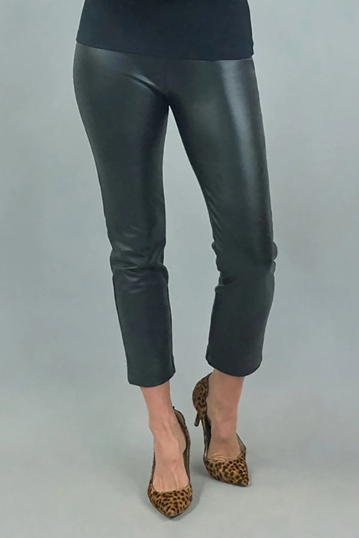 Swizzle Pant - Black Pleather