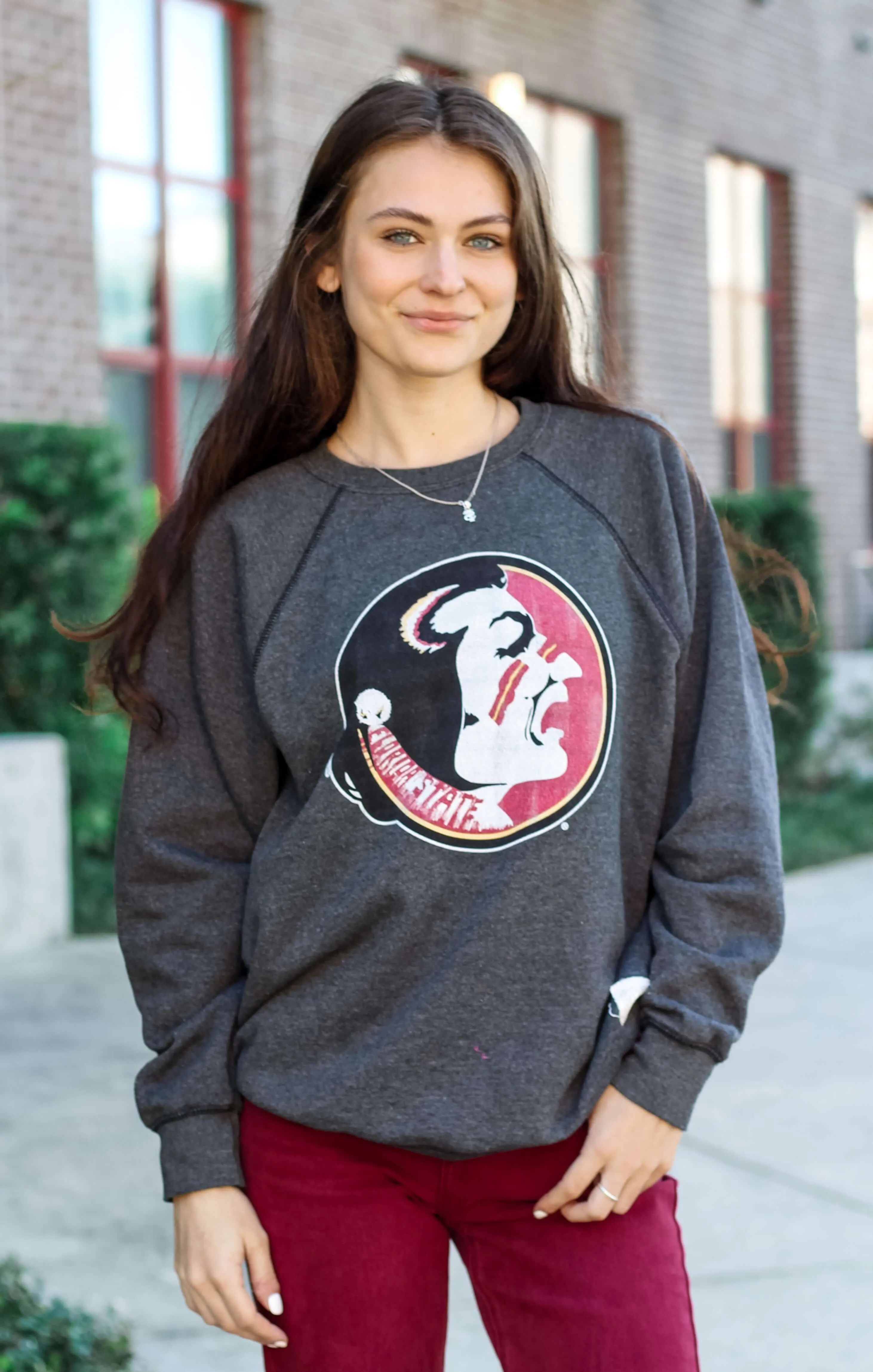 The Classic Seminole Vintage Boyfriend Pullover