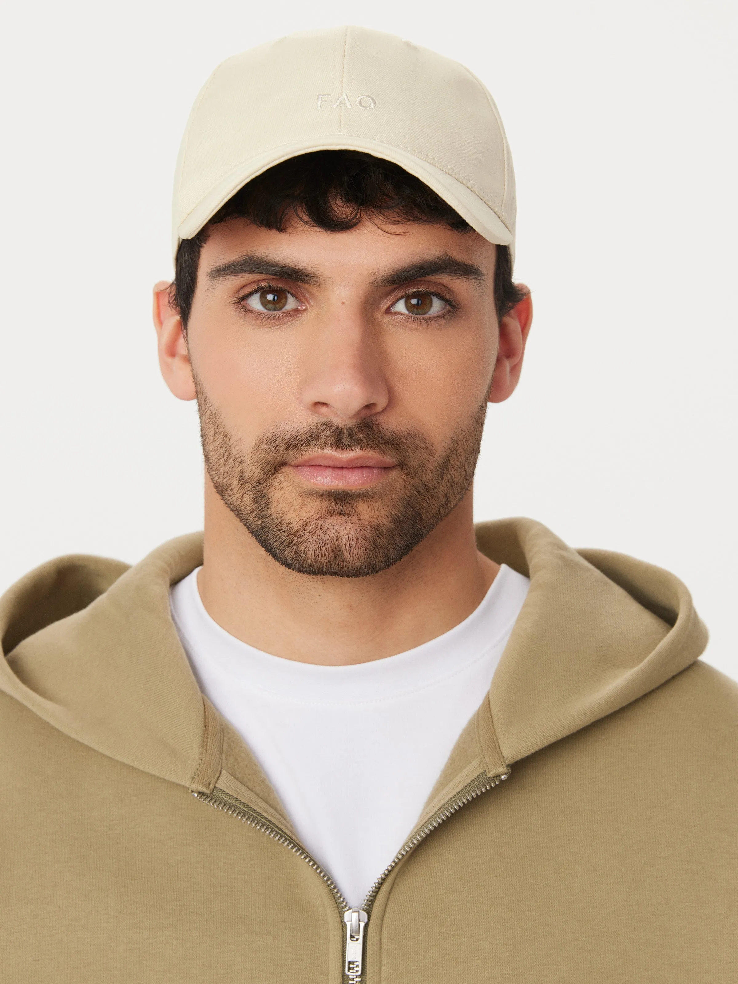 The Garment Dyed Dad Cap in Oatmeal