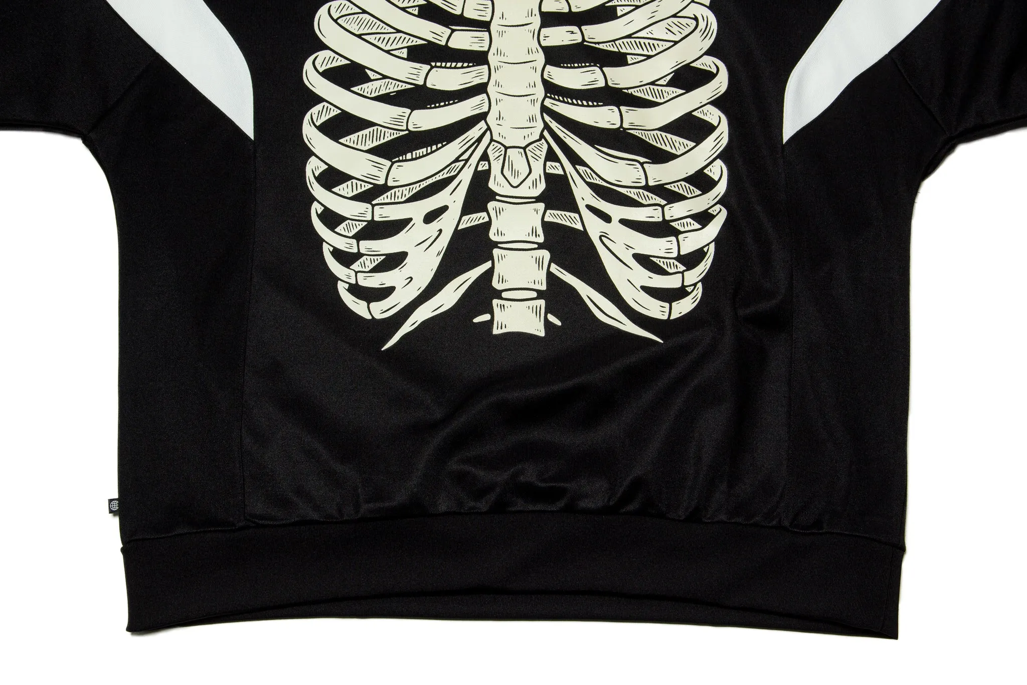 Two Feet Undr x Bones Cutline Crewneck "Black"