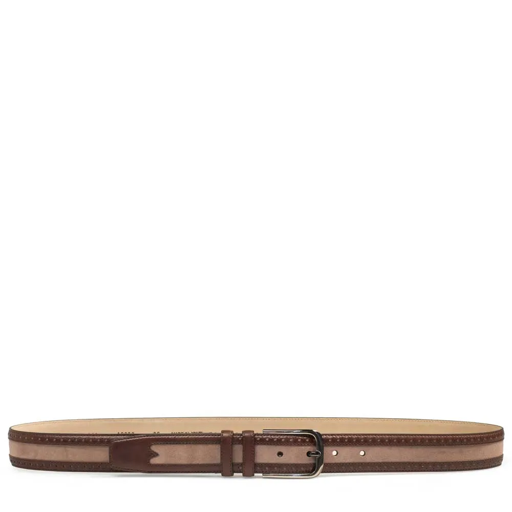 Two-Tone Leather Belt