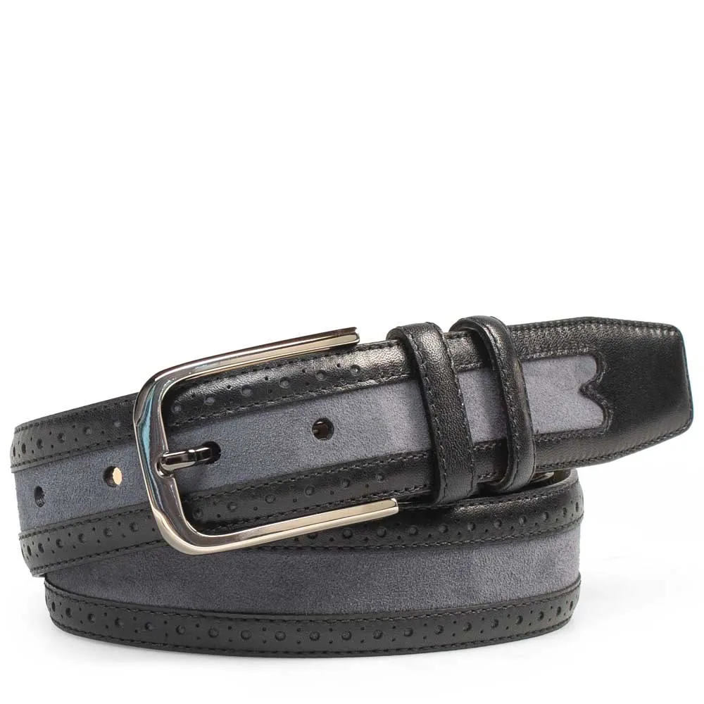 Two-Tone Leather Belt