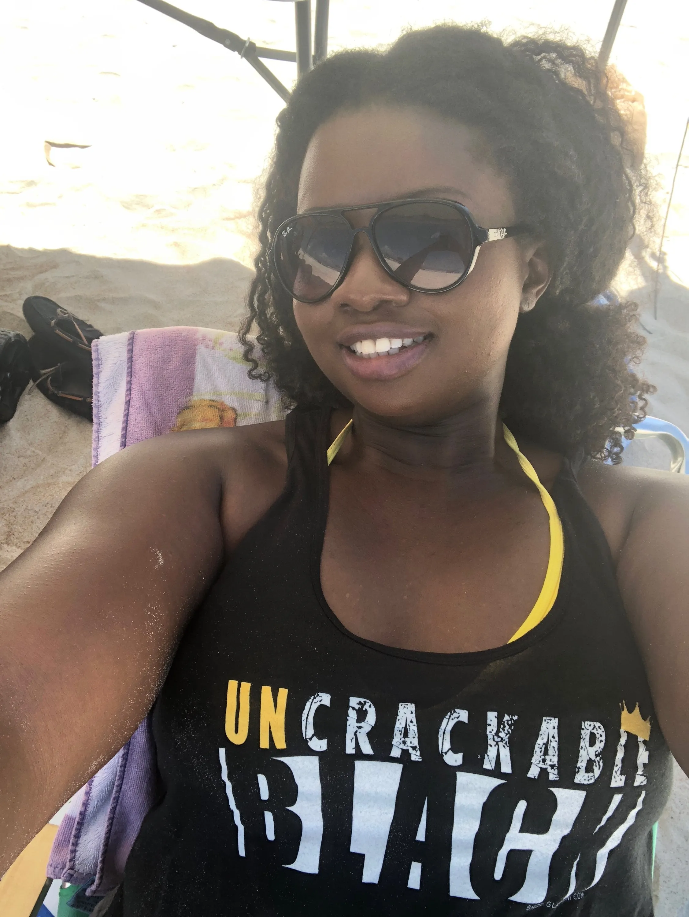 uncrackable black tank (women's cuts)