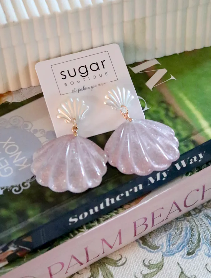 Under the Sea Earring | Lilac