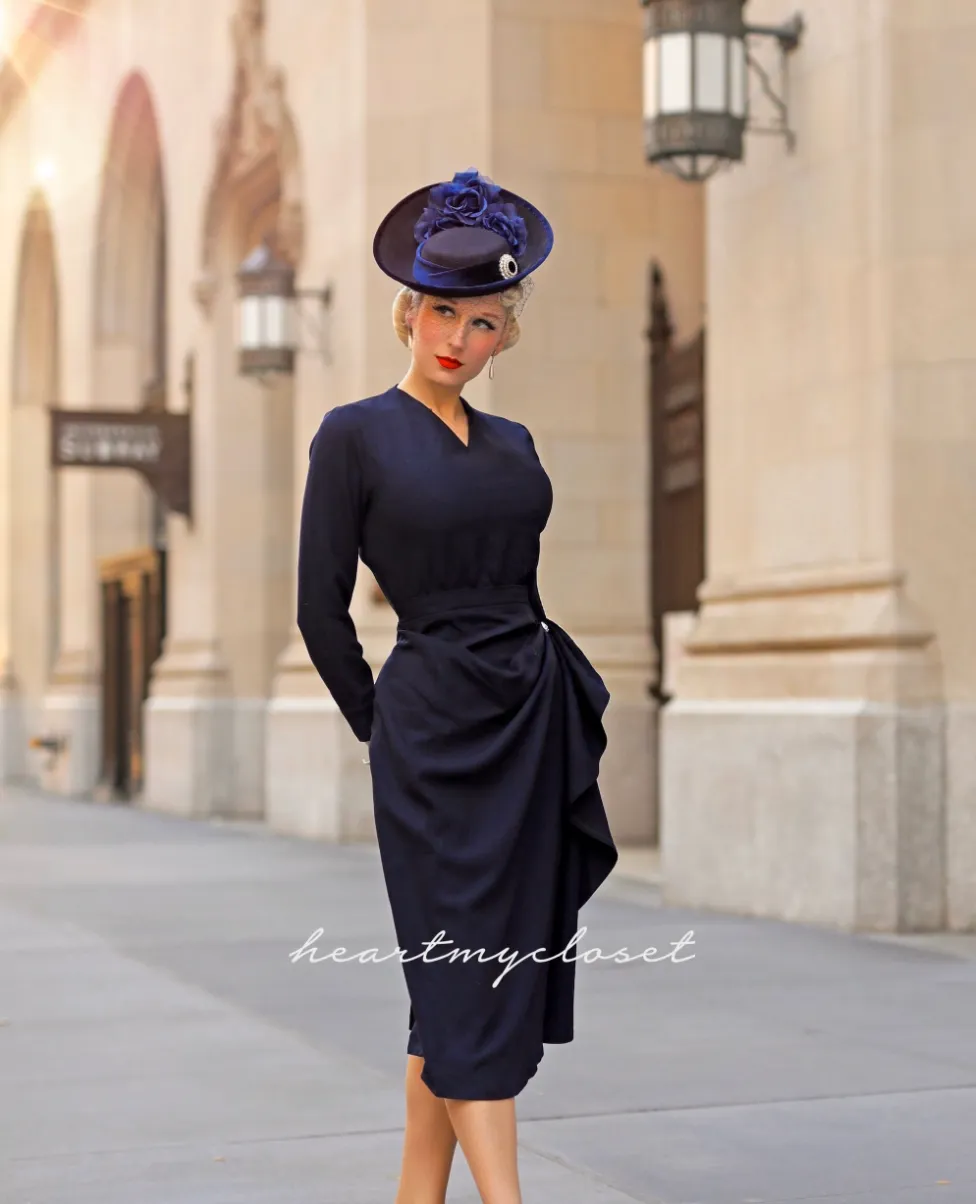 Valerie - vintage draped 1950s inspiration