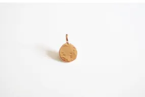 Vermeil Rose Gold Blank Disc- 18k gold plated Sterling Silver, Stamping Discs, Gold Round Charms, Single Add on Disc, Round Disc Charm, 97