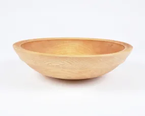 Vintage Home Decor-Wood Turned Bowl-Solid Ash Wood-Large-Farmhouse Décor-Mike Mahoney