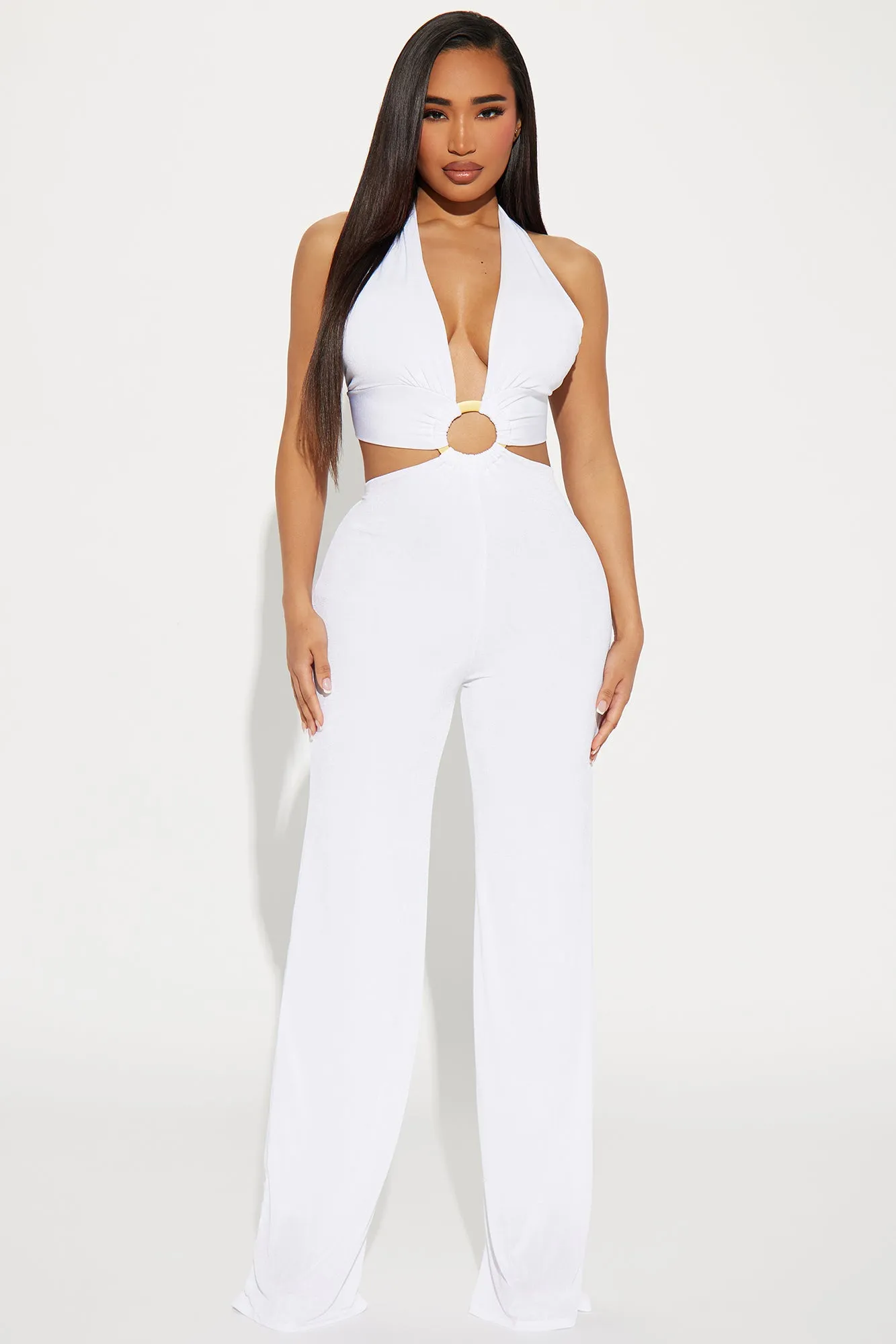 What You Need Slinky Jumpsuit - Ivory