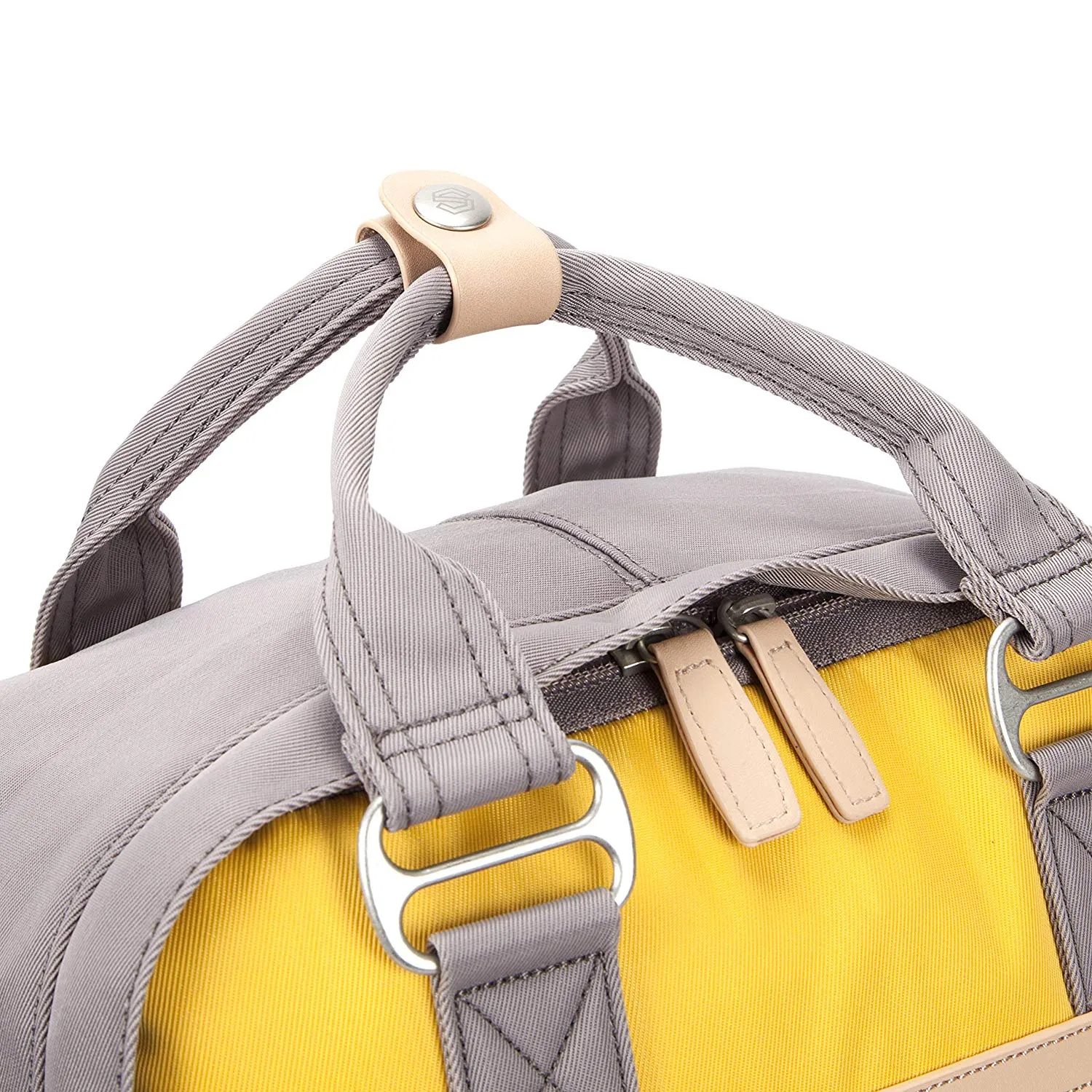 Wimbledon Backpack - Grey with Yellow