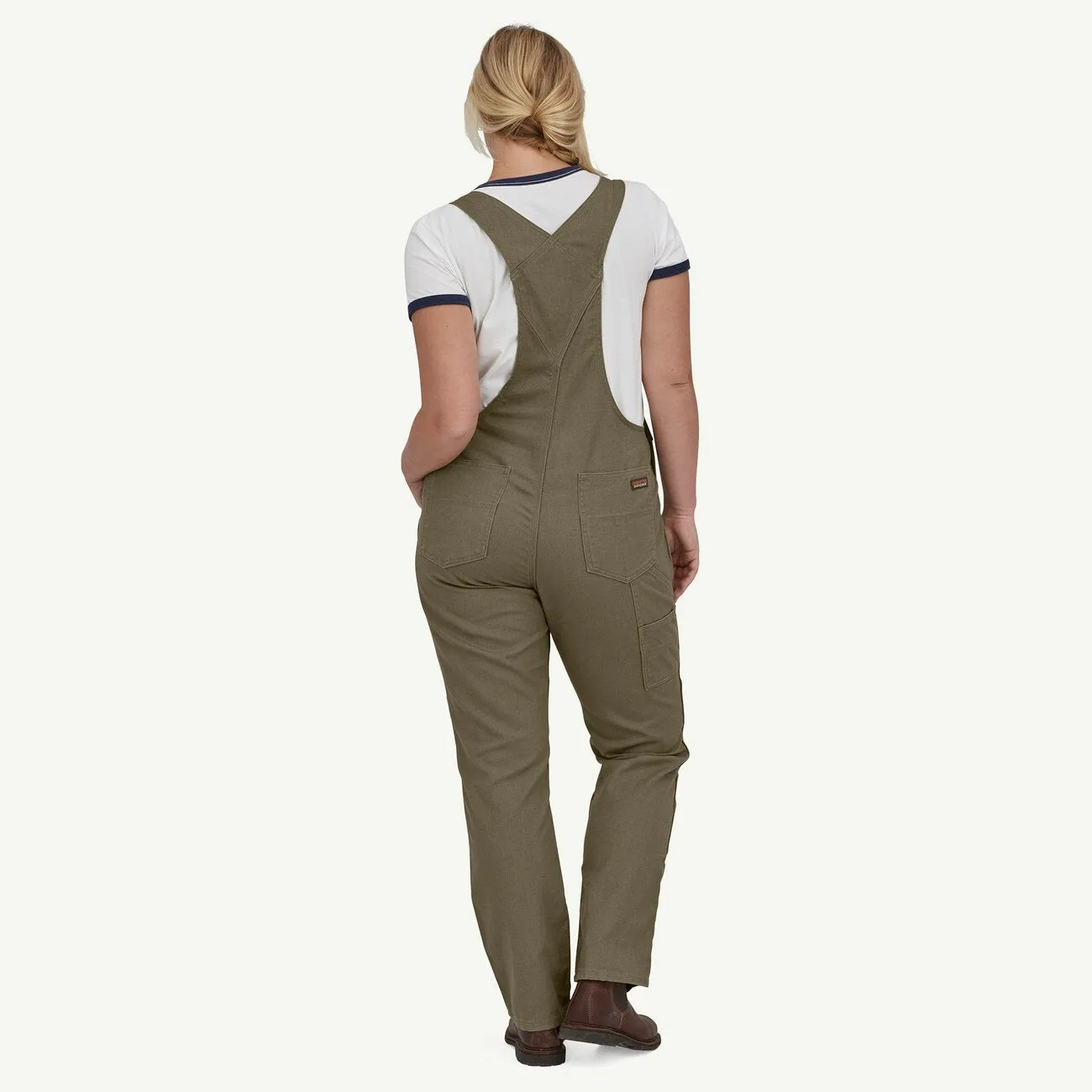 Women's All Seasons Hemp Canvas Bib Overalls - Regular Length