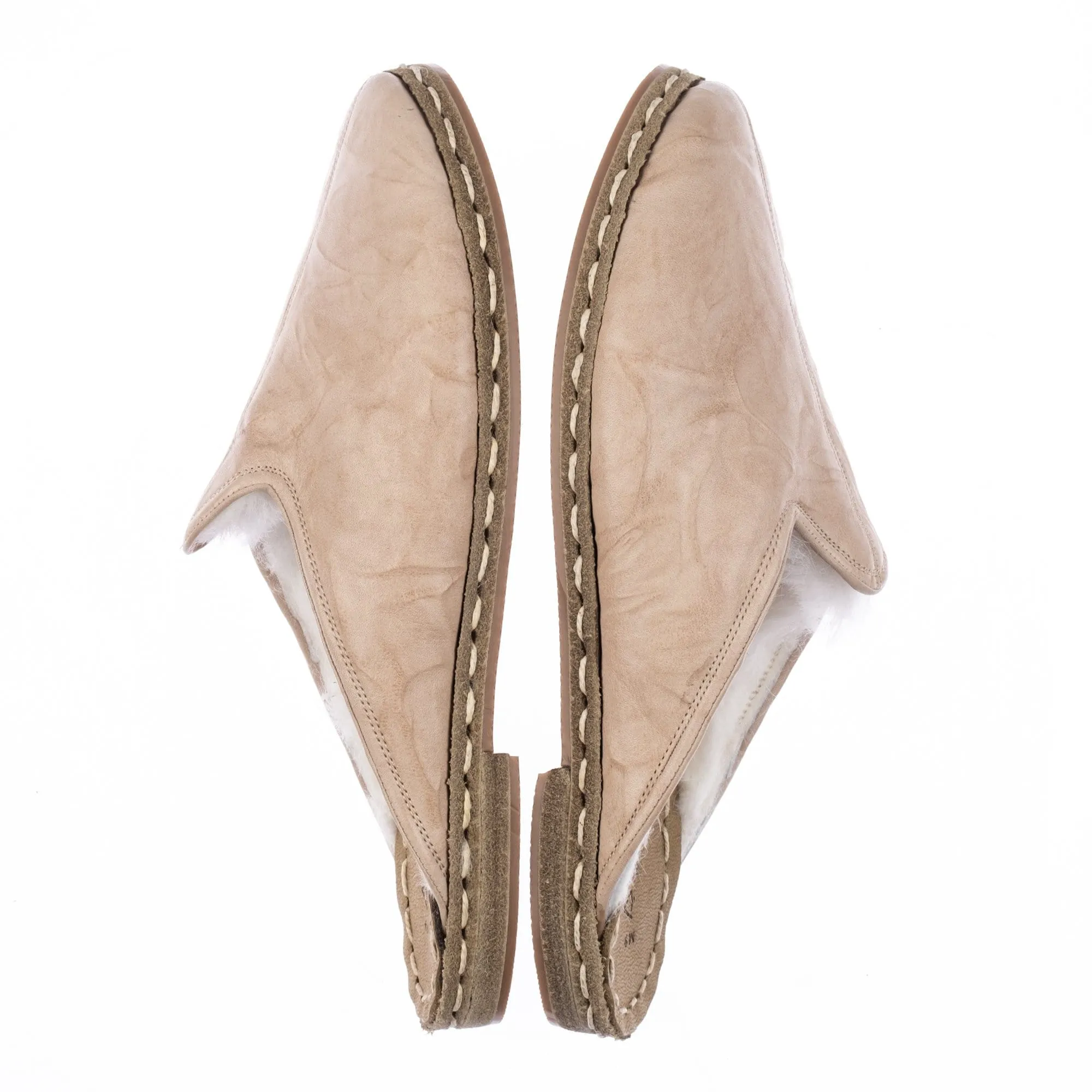 Women's Beige Shearlings