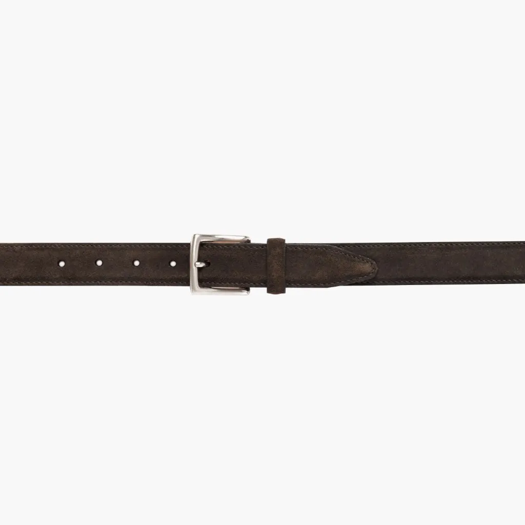 Women's Classic Leather Belt | Dark Olive Suede