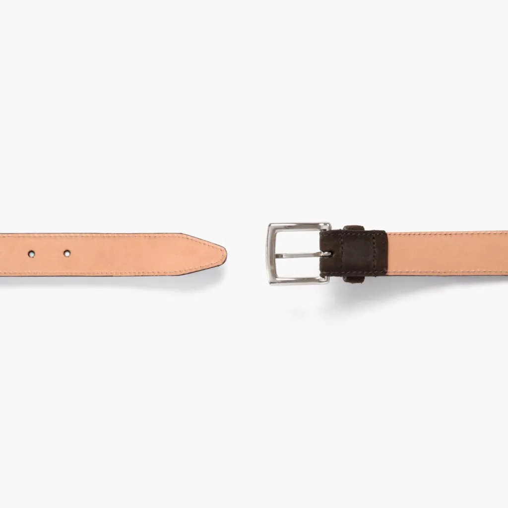 Women's Classic Leather Belt | Dark Olive Suede