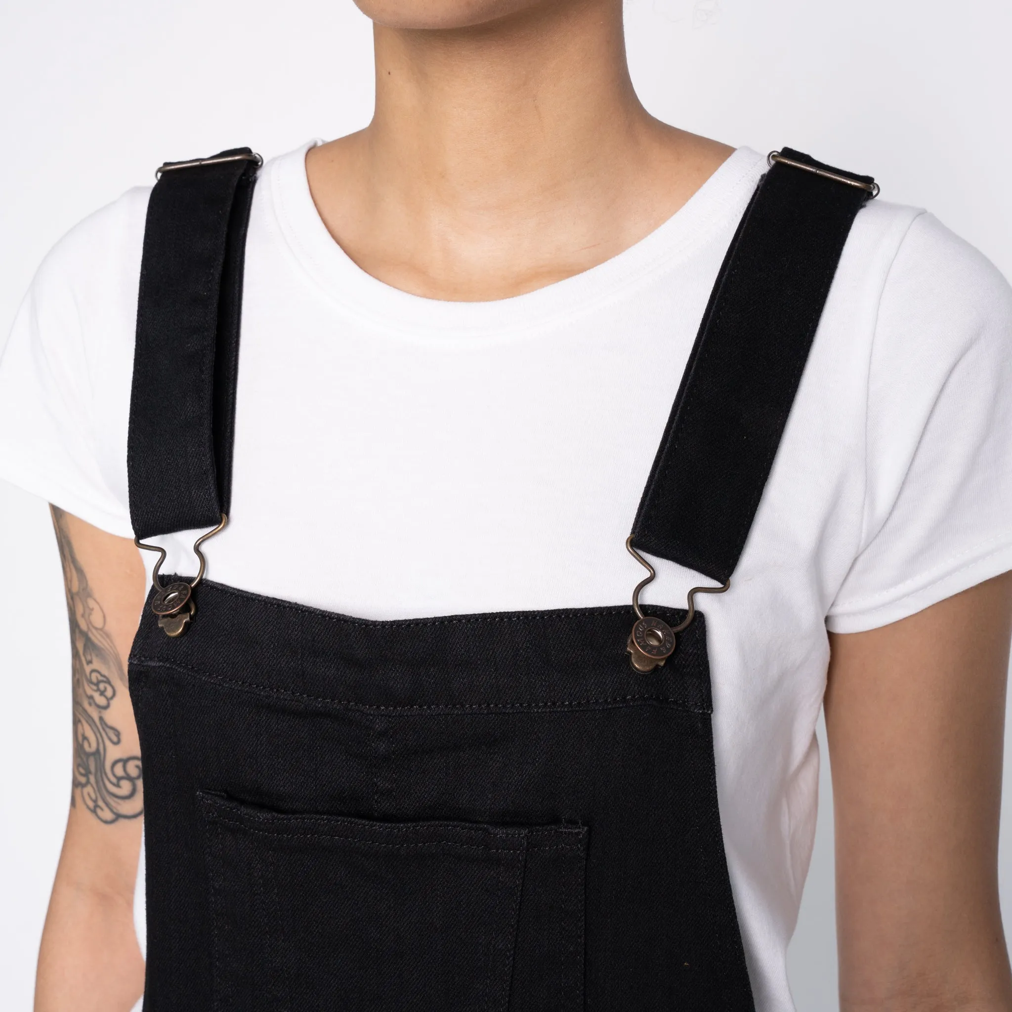 Women's - Overalls - Black Power Stretch