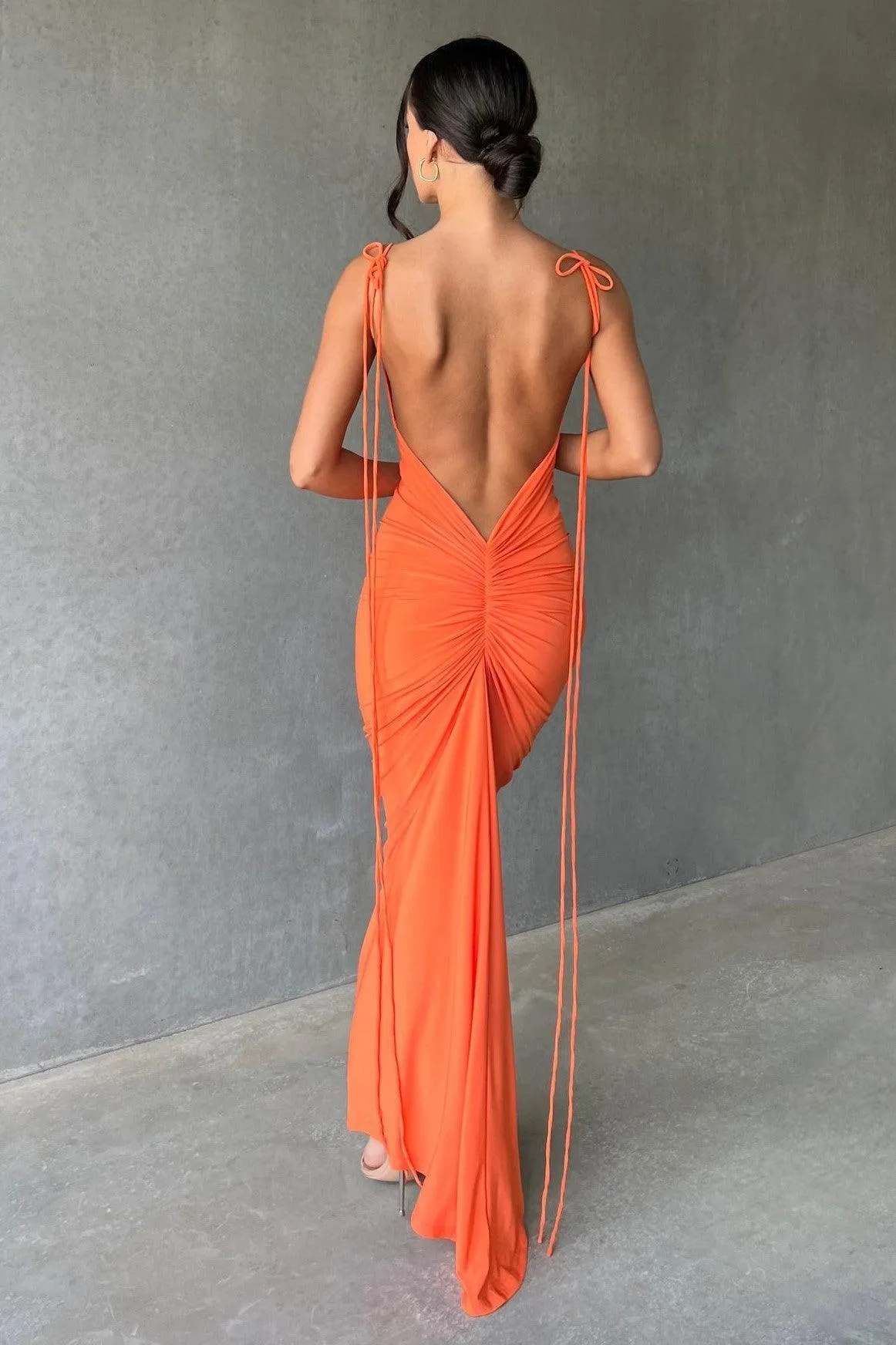 Zahara Gown - Orange